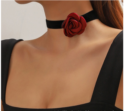 Sweet Flower Cloth Wholesale Choker