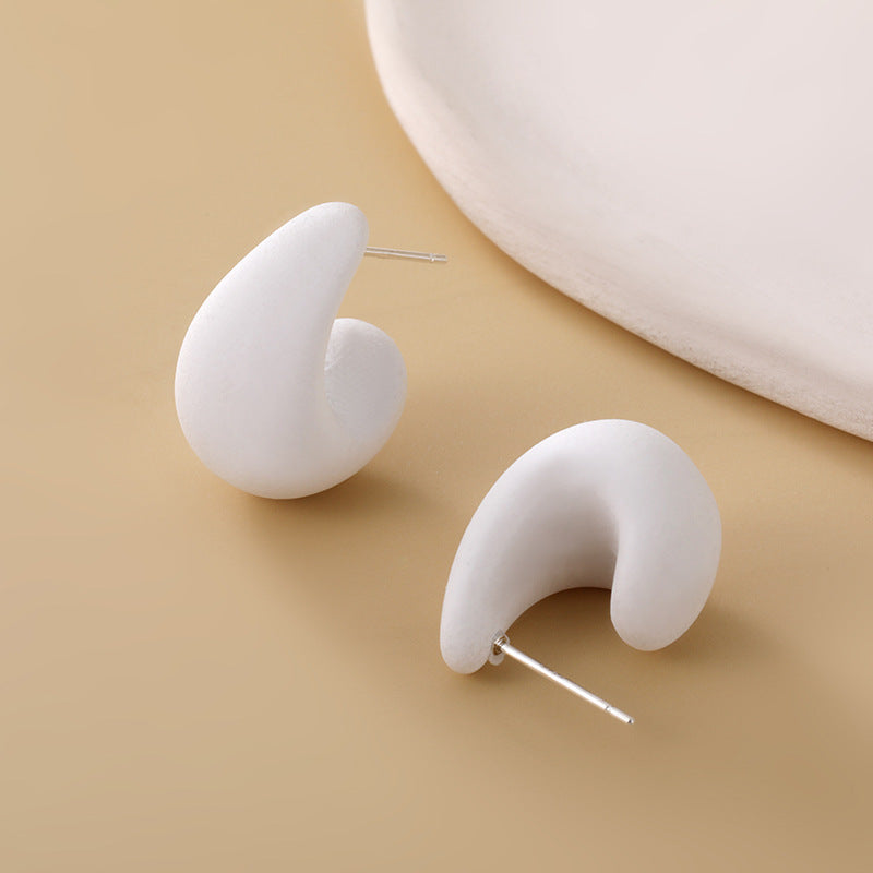 1 Pair Sweet Water Droplets Resin Ear Studs