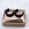 1 Pair Retro Solid Color Stoving Varnish Metal Ear Studs