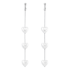 1 Pair Elegant Modern Style Simple Style Heart Shape Imitation Pearl Alloy Drop Earrings