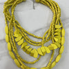 Retro Ethnic Style Colorful Solid Color Wood Beaded Women's Long Necklace