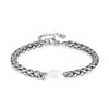 Simple Style Pearl Freshwater Pearl Titanium Steel Bracelets