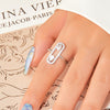 Simple Style Paper Clip Copper Plating Hollow Out Inlay Rhinestones Zircon Rings