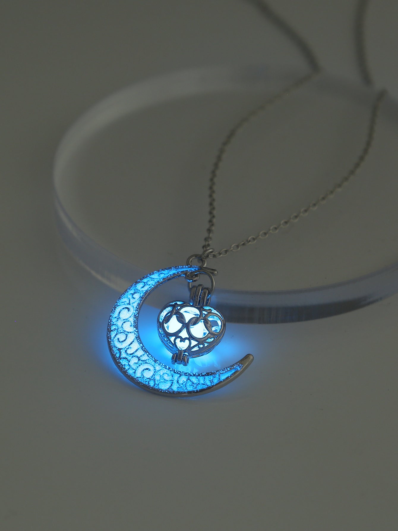 Wholesale Jewelry Luminous Mermaid Pendant Necklace Gooddiy