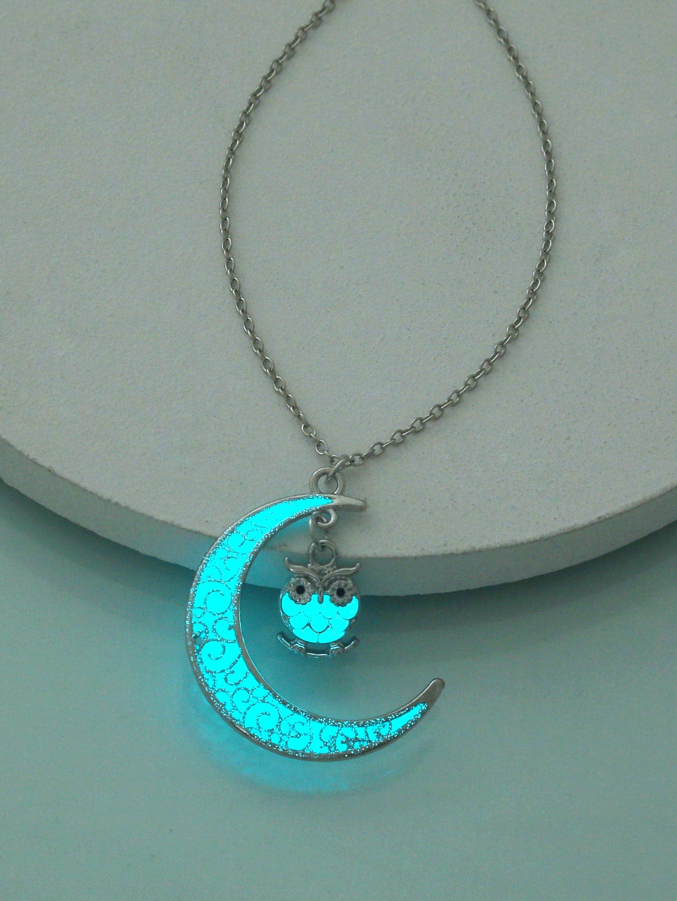 Wholesale Jewelry Luminous Mermaid Pendant Necklace Gooddiy