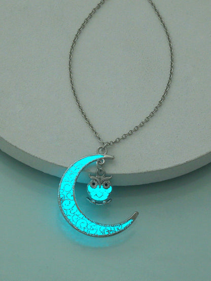 Wholesale Jewelry Luminous Mermaid Pendant Necklace Gooddiy