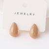 1 Pair Retro Lady Water Droplets Plating Copper Ear Studs