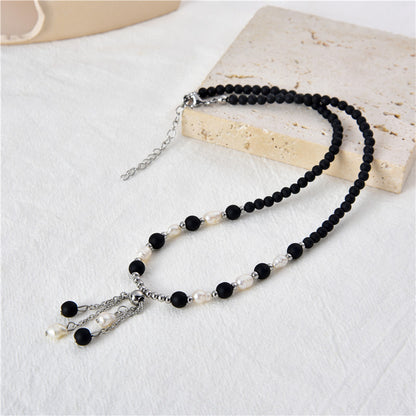 Classic Style Round Artificial Pearl Beaded Necklace