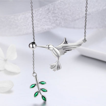 Casual Cute Little Bear Cat Butterfly Sterling Silver White Gold Plated Glass Zircon Necklace In Bulk