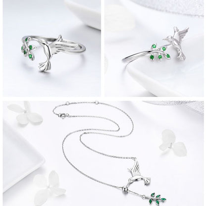 Casual Cute Little Bear Cat Butterfly Sterling Silver White Gold Plated Glass Zircon Necklace In Bulk