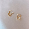 1 Pair Simple Style Triangle Plating Copper Drop Earrings