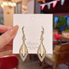 Fashion Geometric Star Flower Imitation Pearl Alloy Tassel Women's Drop Earrings 1 Pair