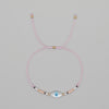 Casual Bohemian Devil's Eye Glass Glass Shell Beaded Handmade Women's Bracelets