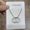 Simple Style Square Flower Bow Knot Alloy Inlay Artificial Pearls Rhinestones Women'S Necklace