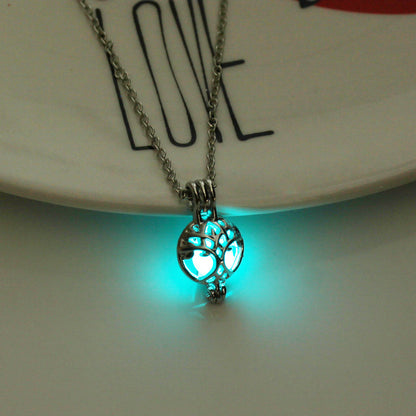 Wholesale Jewelry Luminous Mermaid Pendant Necklace Gooddiy