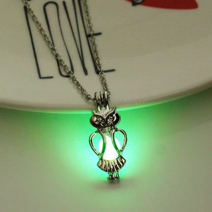 Wholesale Jewelry Luminous Mermaid Pendant Necklace Gooddiy