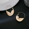 1 Pair Simple Style Solid Color Irregular Plating Alloy Earrings