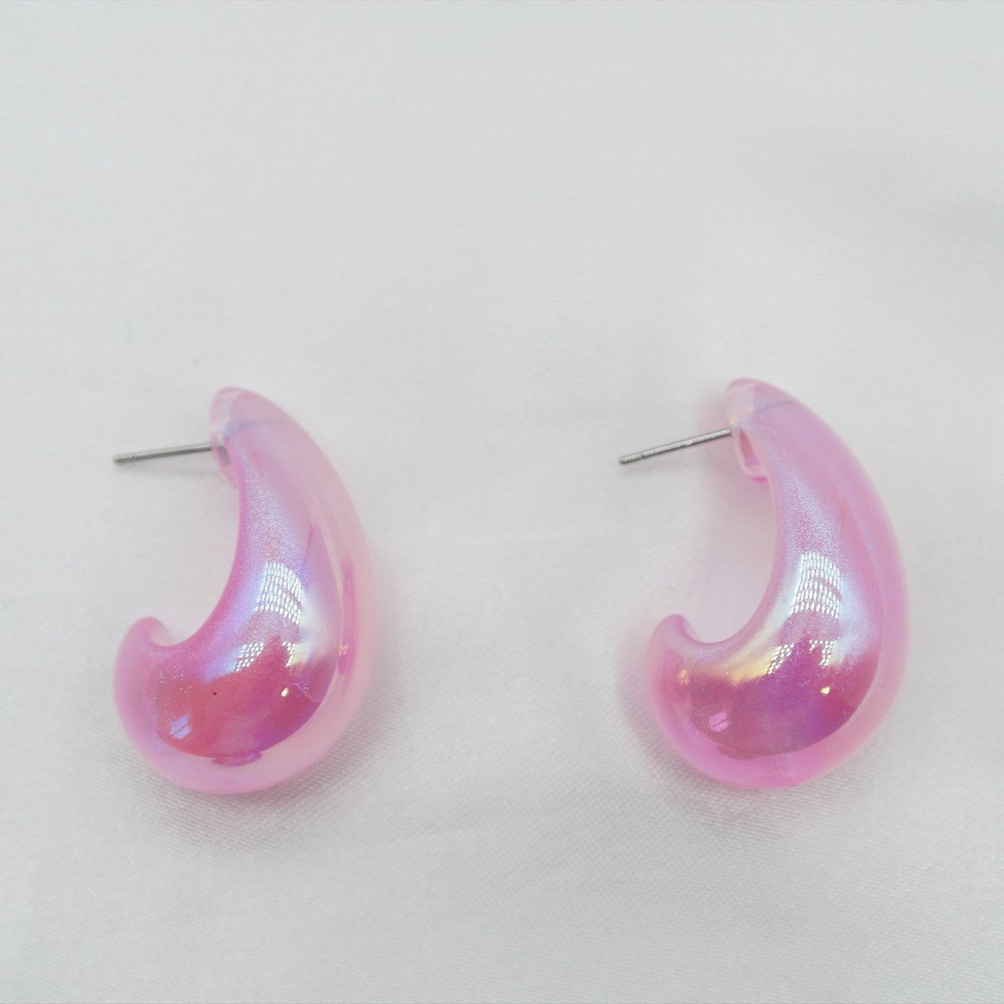 1 Pair Simple Style Water Droplets Arylic Ear Studs