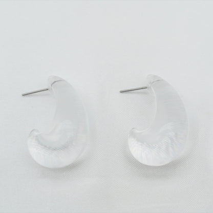 1 Pair Simple Style Water Droplets Arylic Ear Studs