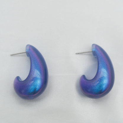 1 Pair Simple Style Water Droplets Arylic Ear Studs