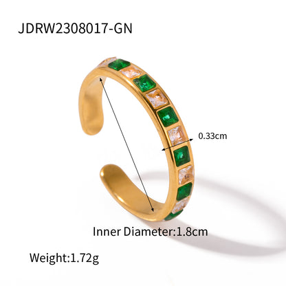 Wholesale Simple Style Classic Style C Shape Stainless Steel Plating 18k Gold Plated Bangle