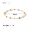 Retro Classic Style Solid Color Stainless Steel Plating Bangle