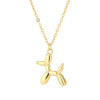 Cute French Style Animal Dog Alloy Three-dimensional Unisex Pendant Necklace