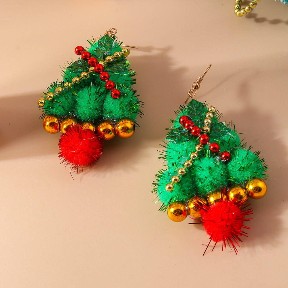 1 Pair Cute Santa Claus Zinc Alloy Drop Earrings