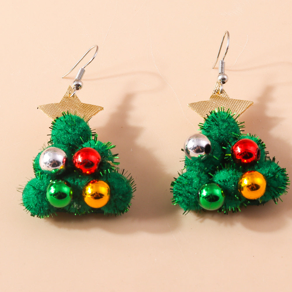 1 Pair Cute Santa Claus Zinc Alloy Drop Earrings