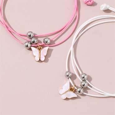 Cute Sweet Butterfly Rope Butterfly Women's Bracelets