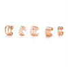 Wholesale Jewelry Vintage Style Letter Alloy Earrings