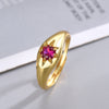 Vintage Style Flower Copper Plating Open Rings