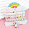 Princess Cute Pastoral Ice Cream Animal Heart Shape Arylic Plastic Beaded Acrylic Girl's Bracelets