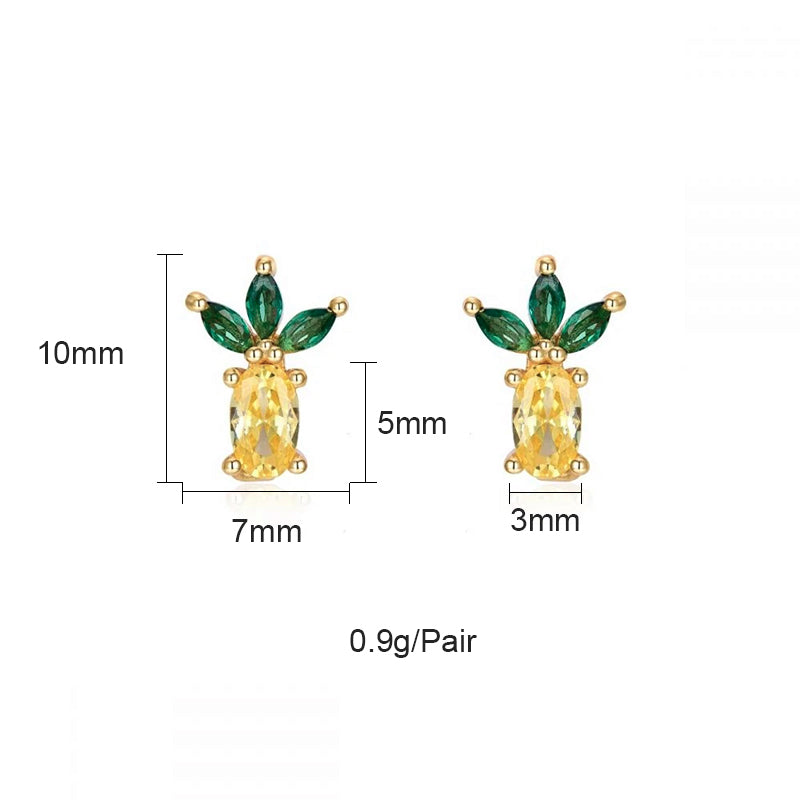 1 Pair Ig Style Simple Style Geometric Plating Inlay Copper Zircon 18k Gold Plated Drop Earrings