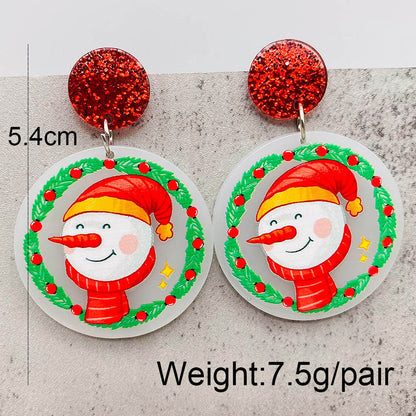 Wholesale Jewelry Cartoon Style Cartoon Character Arylic Drop Earrings