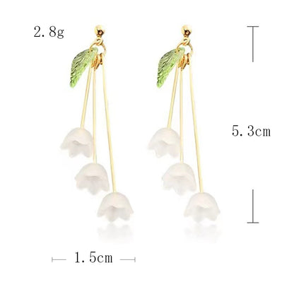 1 Pair Elegant Glam Luxurious Animal Flower Plating Inlay Alloy Rhinestones 24k Gold Plated Earrings