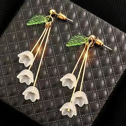 1 Pair Elegant Glam Luxurious Animal Flower Plating Inlay Alloy Rhinestones 24k Gold Plated Earrings