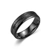 Simple Style Solid Color Titanium Steel Plating 18k Gold Plated Men's Rings