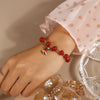 Cute Simple Style Santa Claus Artificial Pearl Wholesale Bracelets