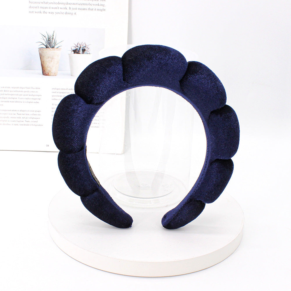 Basic Modern Style Solid Color Cloth Hair Band