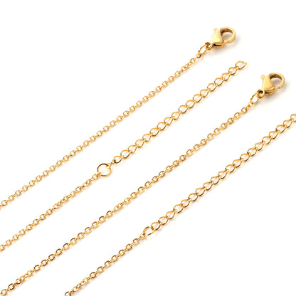 Simple Style Geometric Stainless Steel Plating Necklace 1 Piece