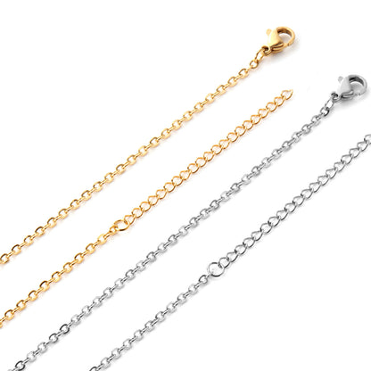 Simple Style Geometric Stainless Steel Plating Necklace 1 Piece