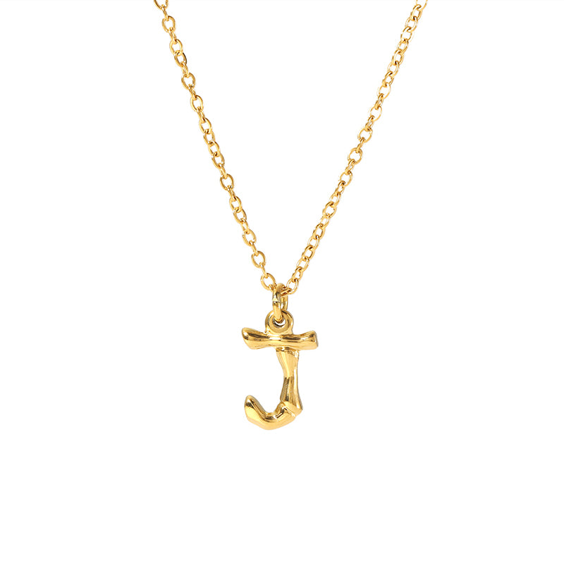 Simple Style Letter Stainless Steel Plating 18k Gold Plated Sweater Chain