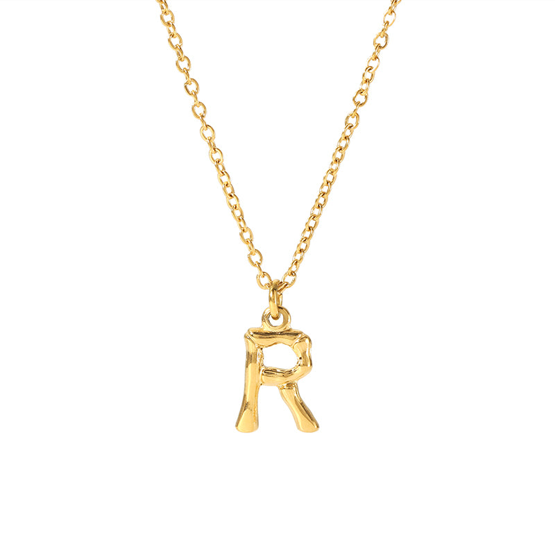 Simple Style Letter Stainless Steel Plating 18k Gold Plated Sweater Chain