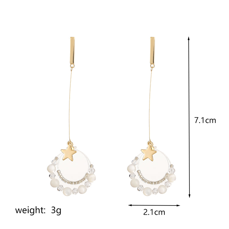 1 Pair Retro Flower Plating Inlay Copper Zircon 18k Gold Plated Drop Earrings