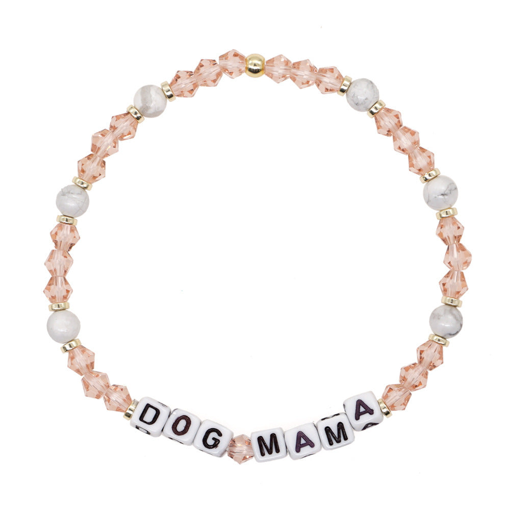 Bohemian Letter Rhombus Artificial Crystal Unisex Bracelets