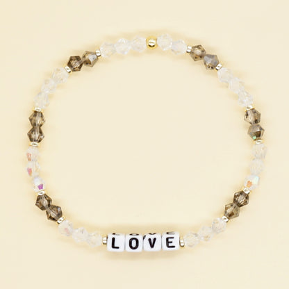 Bohemian Letter Rhombus Artificial Crystal Unisex Bracelets