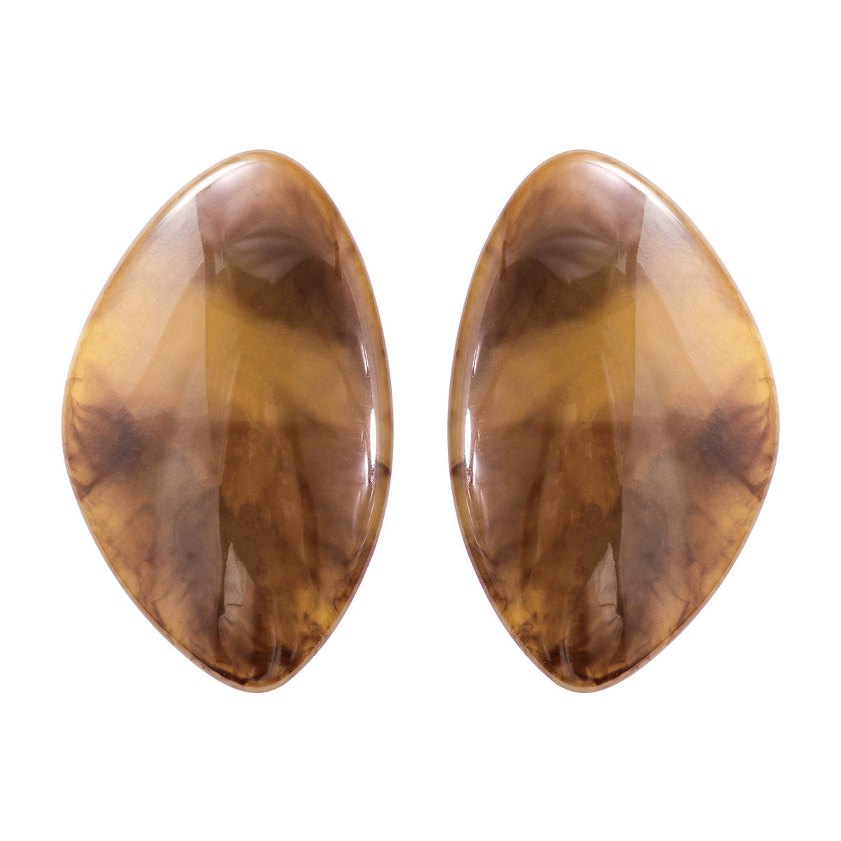 Wholesale Jewelry Simple Style Geometric Agate Ear Studs