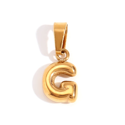 1 Piece Stainless Steel 18K Gold Plated Polished Pendant