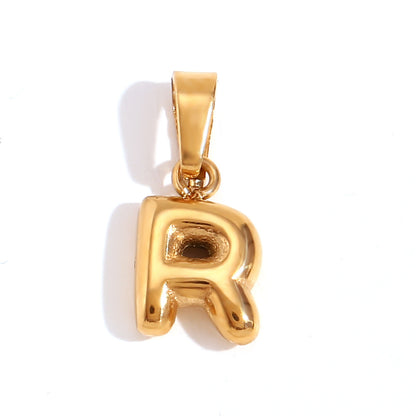 1 Piece Stainless Steel 18K Gold Plated Polished Pendant